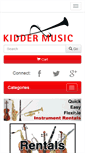 Mobile Screenshot of kiddermusic.com